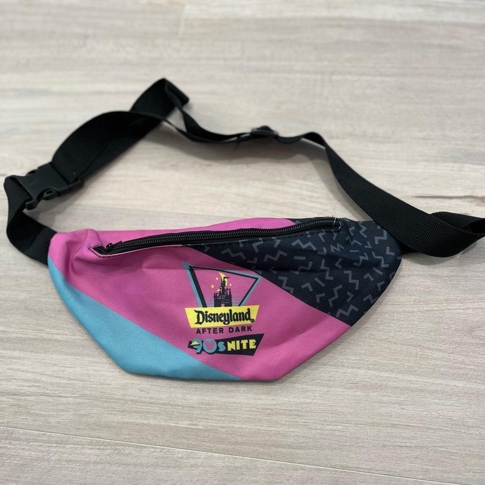 Disneyland After Dark 90's Nite Retro Multicolor Fanny Pack Waist Bag
